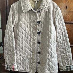 Burberry quilted coat